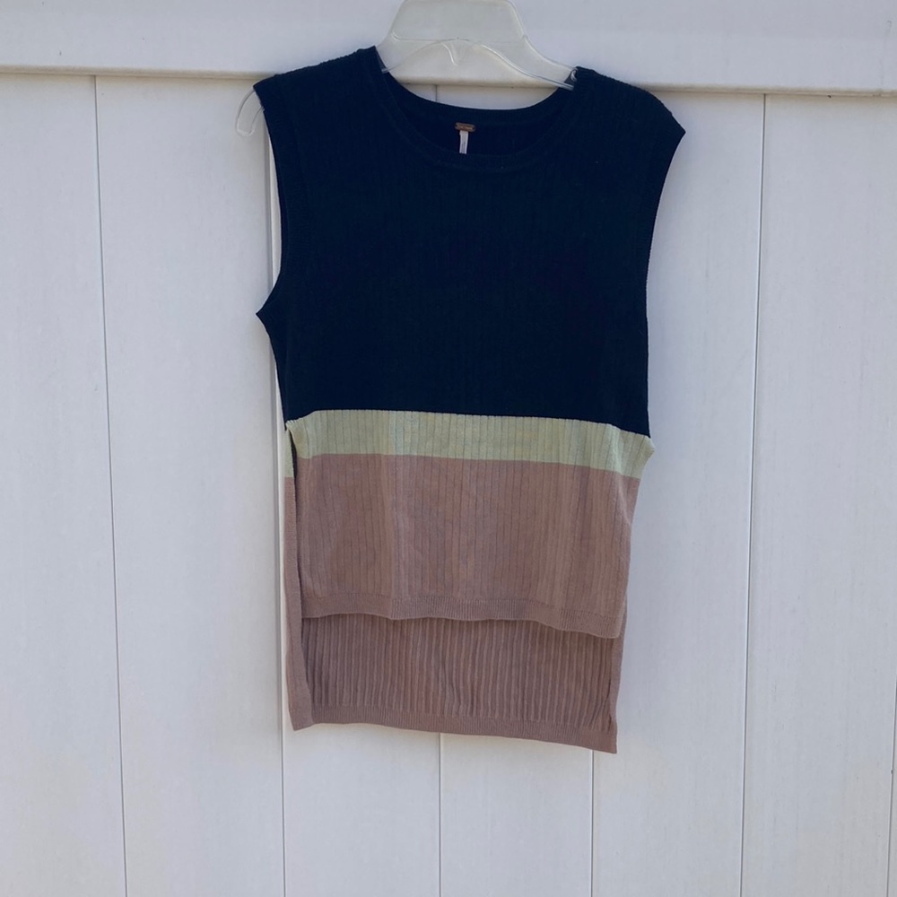 free people knit blouse - Picture 1 of 11